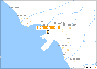 map of Labuanbajo