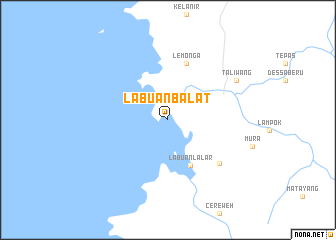 map of Labuanbalat