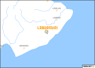 map of Labuandiri