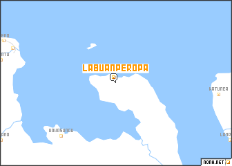 map of Labuanperopa