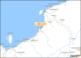 map of Labuan