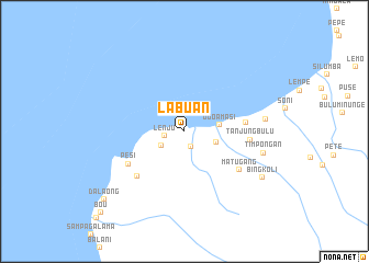 map of Labuan
