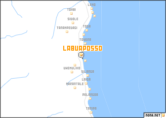 map of Labuaposso