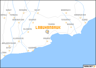 map of Labuhanamuk