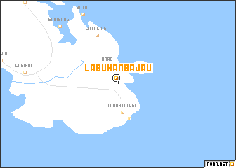 map of Labuhanbajau