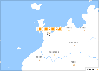 map of Labuhanbajo
