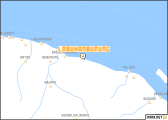 map of Labuhanburung