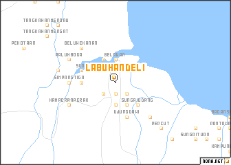 map of Labuhandeli