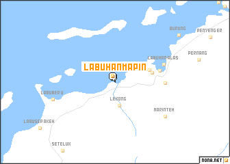 map of Labuhanmapin