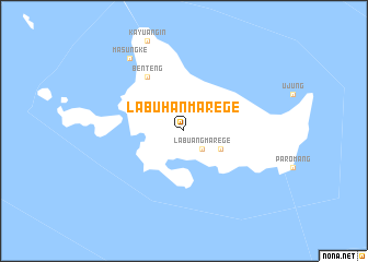 map of Labuhanmarege