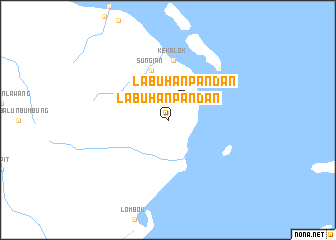 map of Labuhanpandan