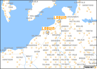 map of Labuin