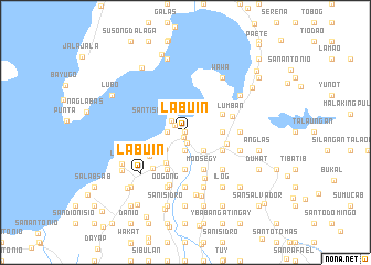 map of Labuin