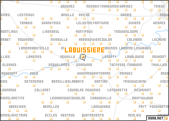 map of Labuissière