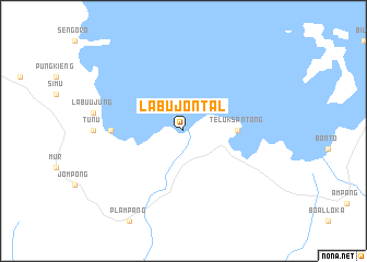 map of Labu Jontal