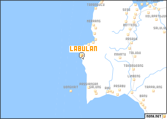 map of Labulan