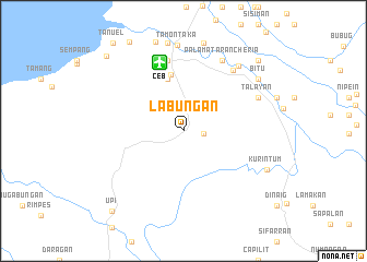 map of Labuñgan