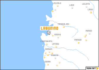 map of Laburino