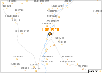 map of La Busca