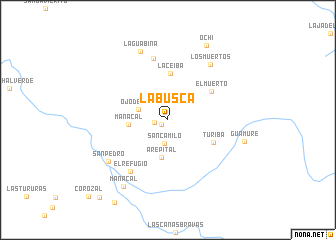 map of La Busca