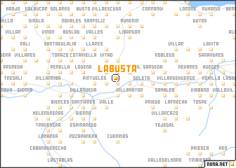 map of La Busta