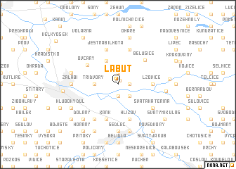 map of Labuť