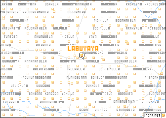 map of Labuyaya