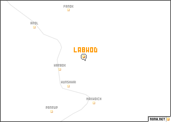 map of Labwod