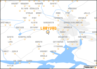 map of Läbyvad