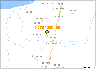 map of La Cabaña uno