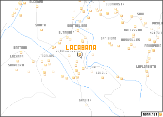 map of La Cabaña