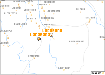 map of La Cabaña