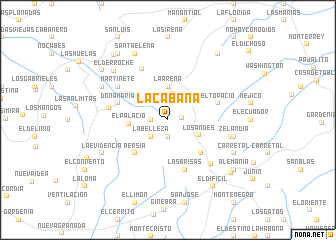 map of La Cabaña