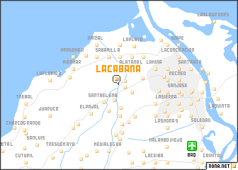 map of La Cabaña