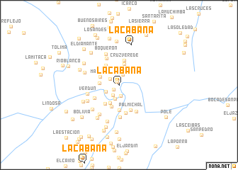 map of La Cabaña