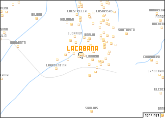 map of La Cabaña