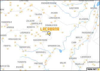 map of La Cabaña