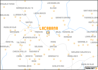 map of La Cabaña