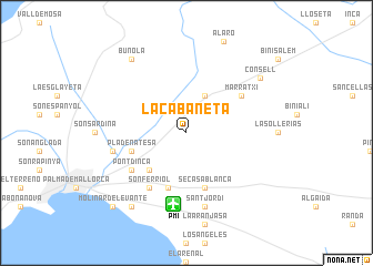 map of La Cabaneta