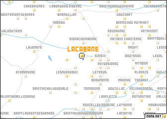 map of La Cabane