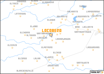 map of La Cabera