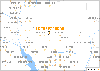 map of La Cabezonada