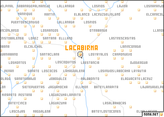 map of La Cabirma