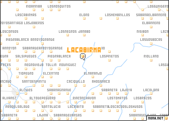 map of La Cabirma