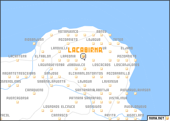 map of La Cabirma