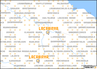 map of La Cabirma