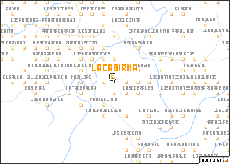 map of La Cabirma