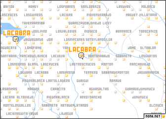 map of La Cabra