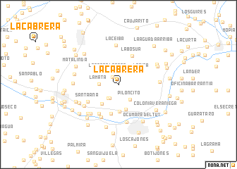 map of La Cabrera