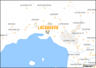 map of La Cabrera